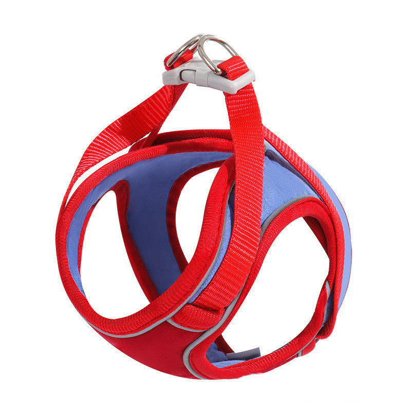 Anti-escape reflective cat harness leash